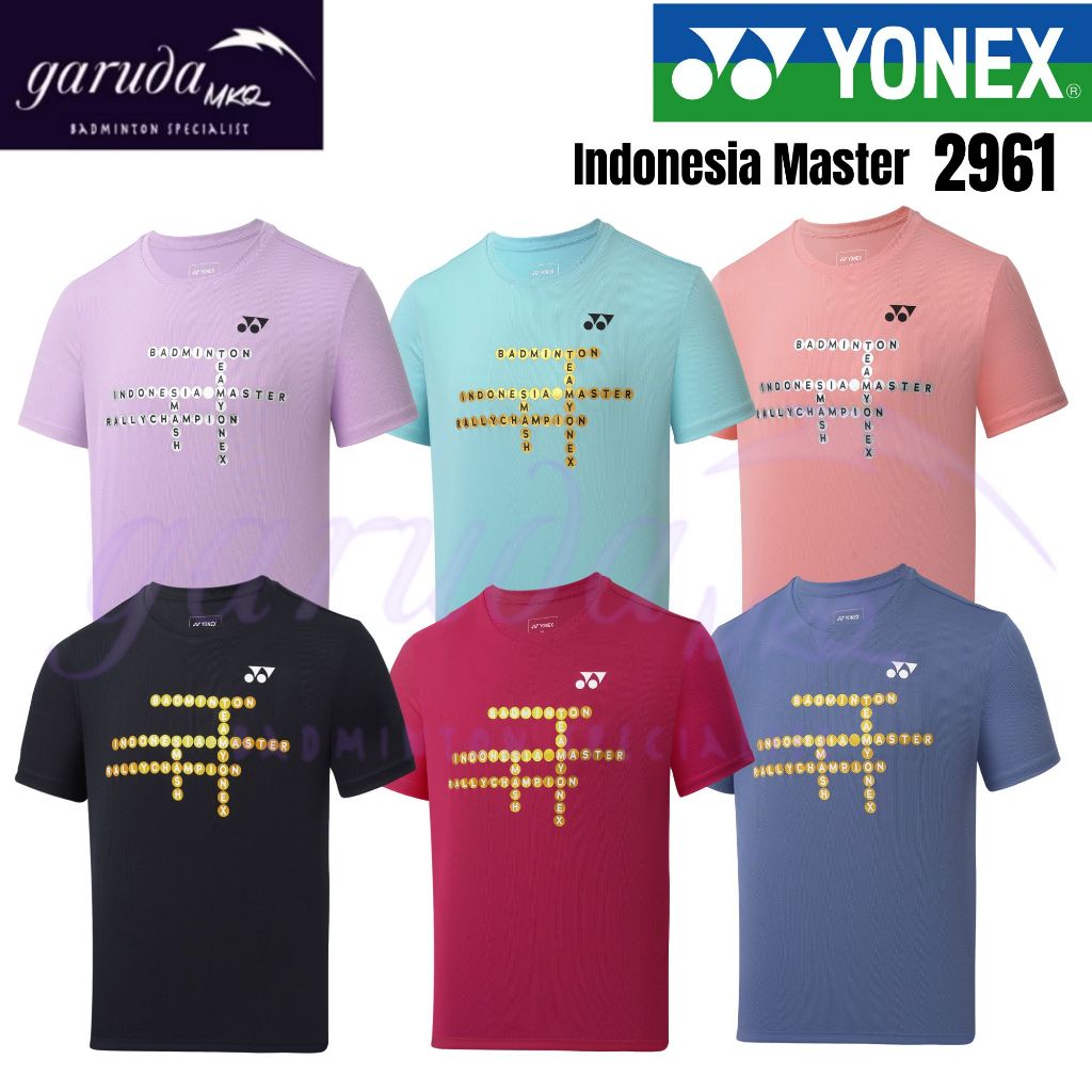 เสื้อเชิ้ตลําลอง Yonex RM2961 ซีรีส์อินโดนีเซียมาสเตอร์ / เสื้อ Yonex RM 2961