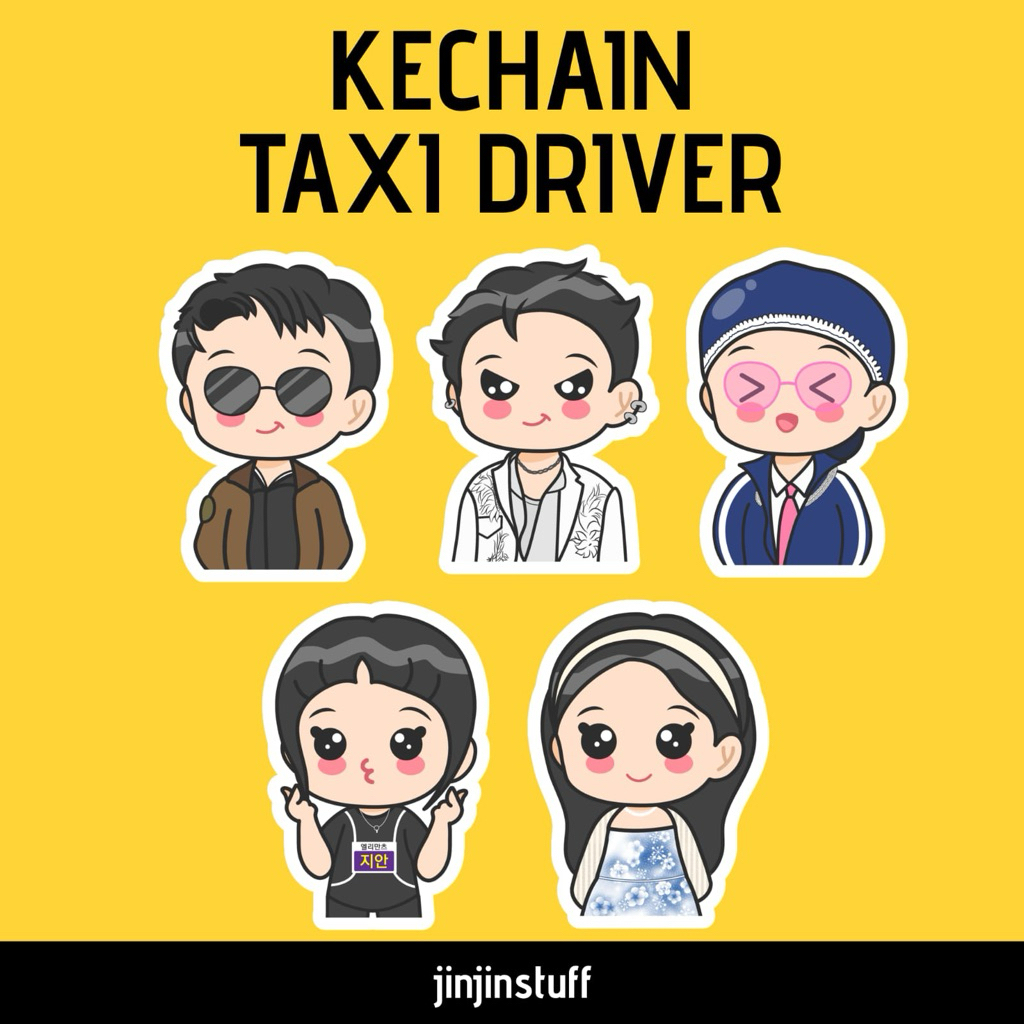 พวงกุญแจ ไดร์เวอร์แท็กซี่ Lee Jehoon Pyo Yejin