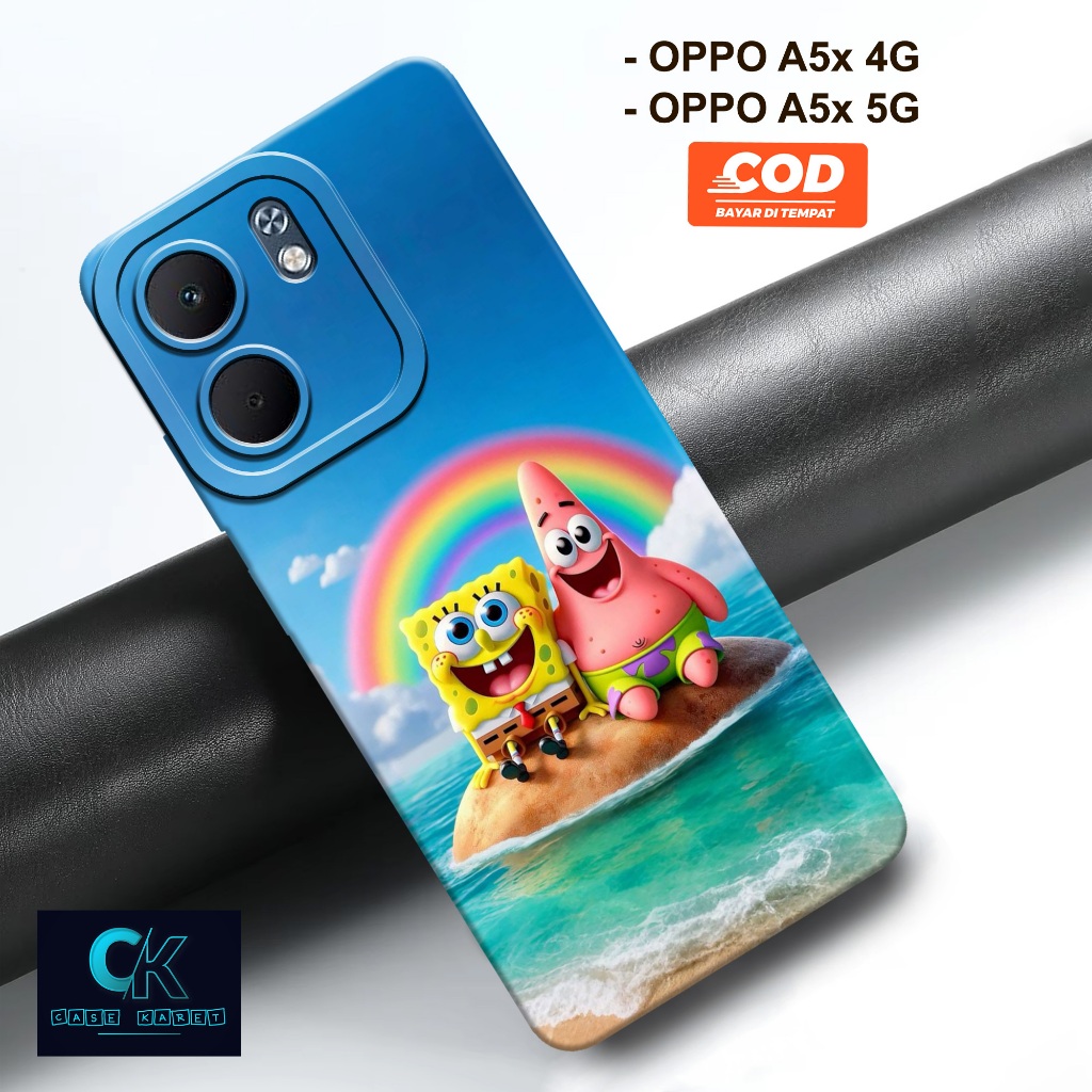 HP เคส OPPO A5x 4G / A5x 5G ล่าสุด - เคสแฟชั่นลายการ์ตูนน่ารัก - เคสยาง - เคส OPPO A5x 4G / A5x 5G -