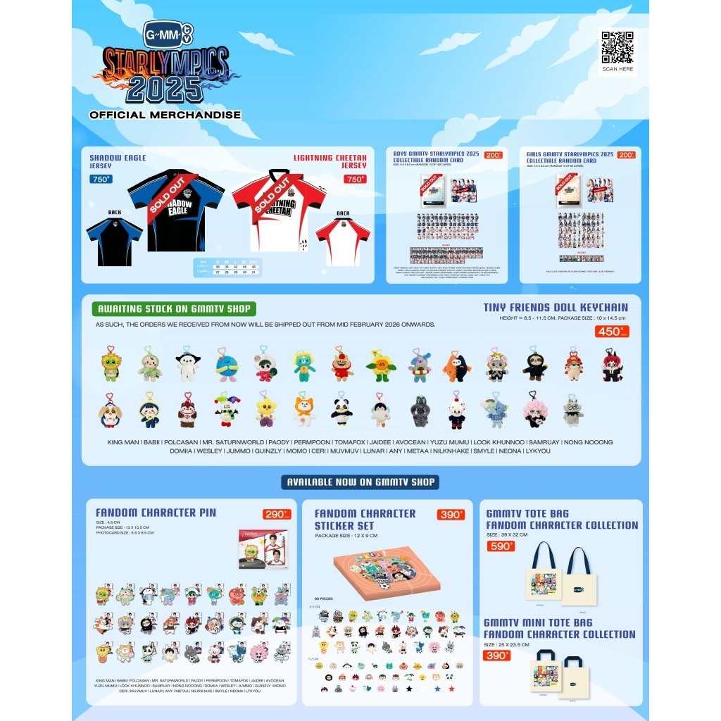 LUNAR [รอสต๊อก - co web] ตุ๊กตาจิ๋ว gmmtv curdpoon polsan king manii paodi tomafox jaido famoy neo y