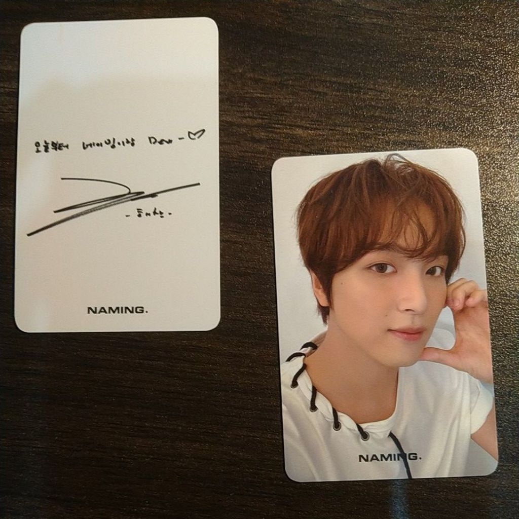 Photocard Naming Haechan pc poca NCT 127 Dream