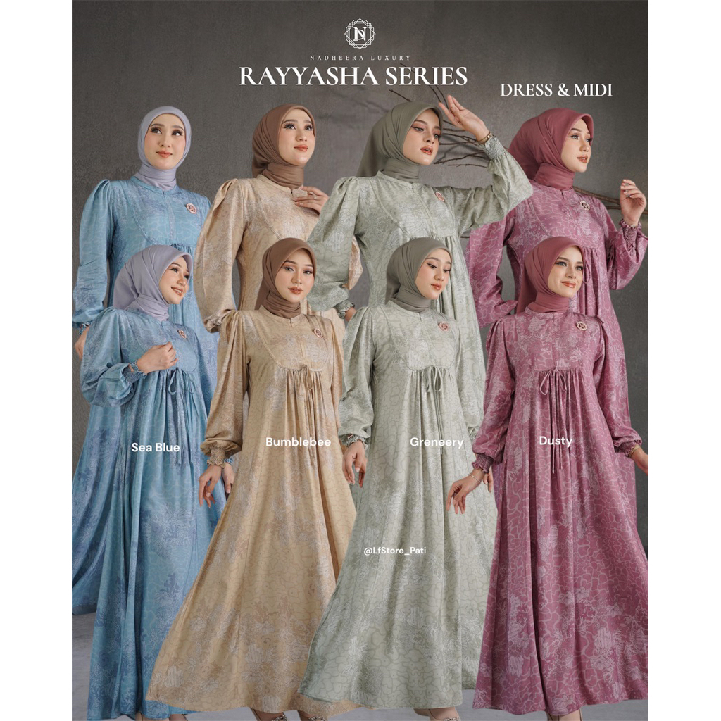 RAYYASHA SERIES DRESS & MIDI BY NADEHEERA LUXURY || เดรสหรู || เดรสอี๊ด || NADHEERA LUXURY