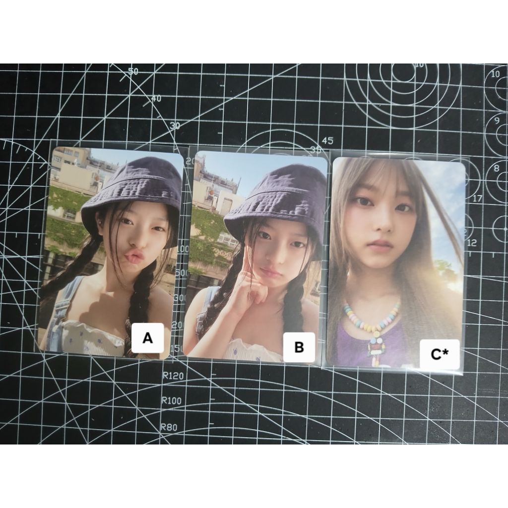 [OFFICIAL] PHOTOCARD PC HANNNI BUCKET HAT HANBUK POUT HAERIN CIMOL HAEMOL