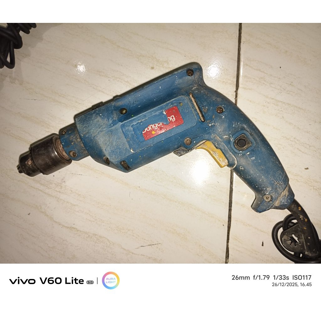 KEMEJA DRILL 13mm dongcheng dzj02-13 สภาพสินค้ายังปกติพร้อมใช้งานเสื้อ