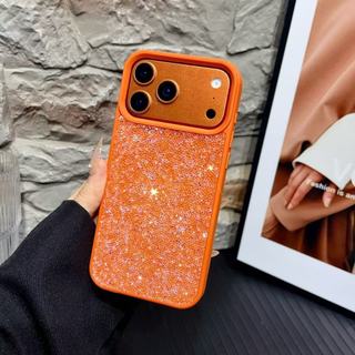 Luxury Bling Shiny Sequin Phone Case for iPhone 16 15 14 13 12 11 17 Pro Max 16 17pro Glitter Shockproof Back Cover