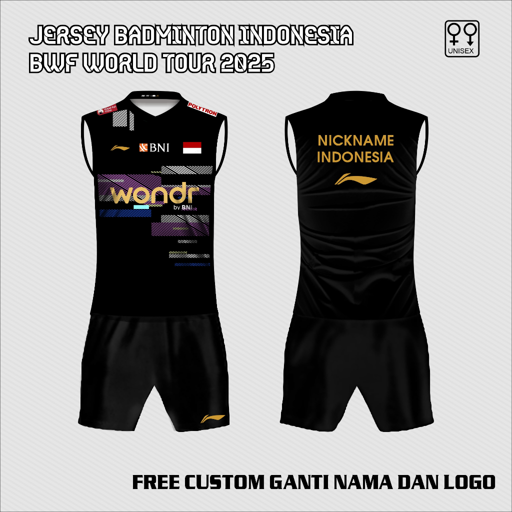 ชุดเสื้อแบดมินตัน Putri Kusuma เสื้อกล้ามทัวร์สุดท้าย Jersey 2025 เสื้อแบดมินตัน bwf ล่าสุด