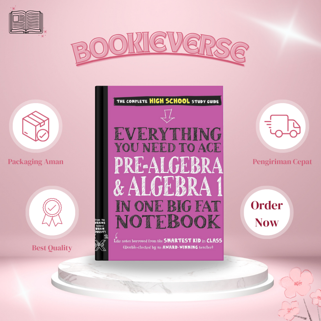 Everything You Need To Ace Pre-Algebra & Algebra 1 In One Big Fat Notebook: High School
