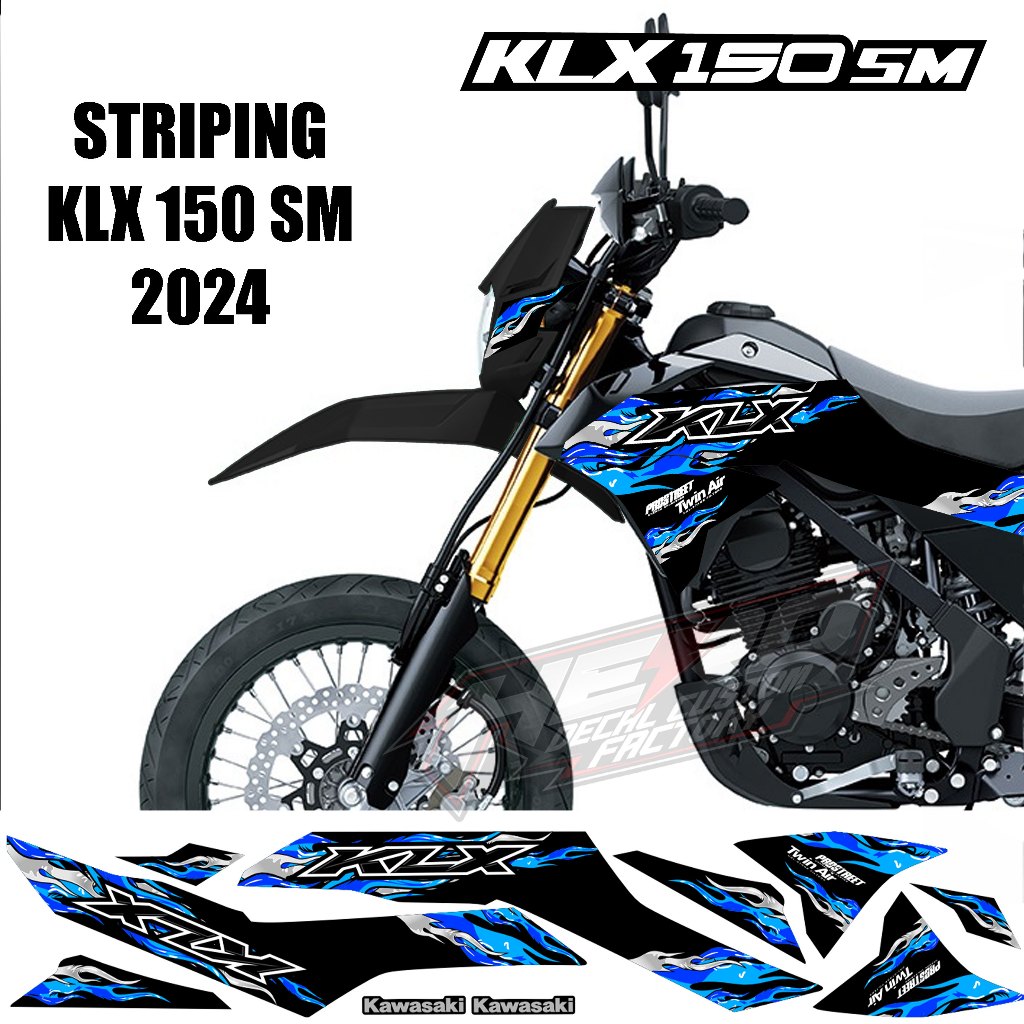 01 STRIPING STICKER KLX 150 SM-STRIPING STICKER KLX 150 SM