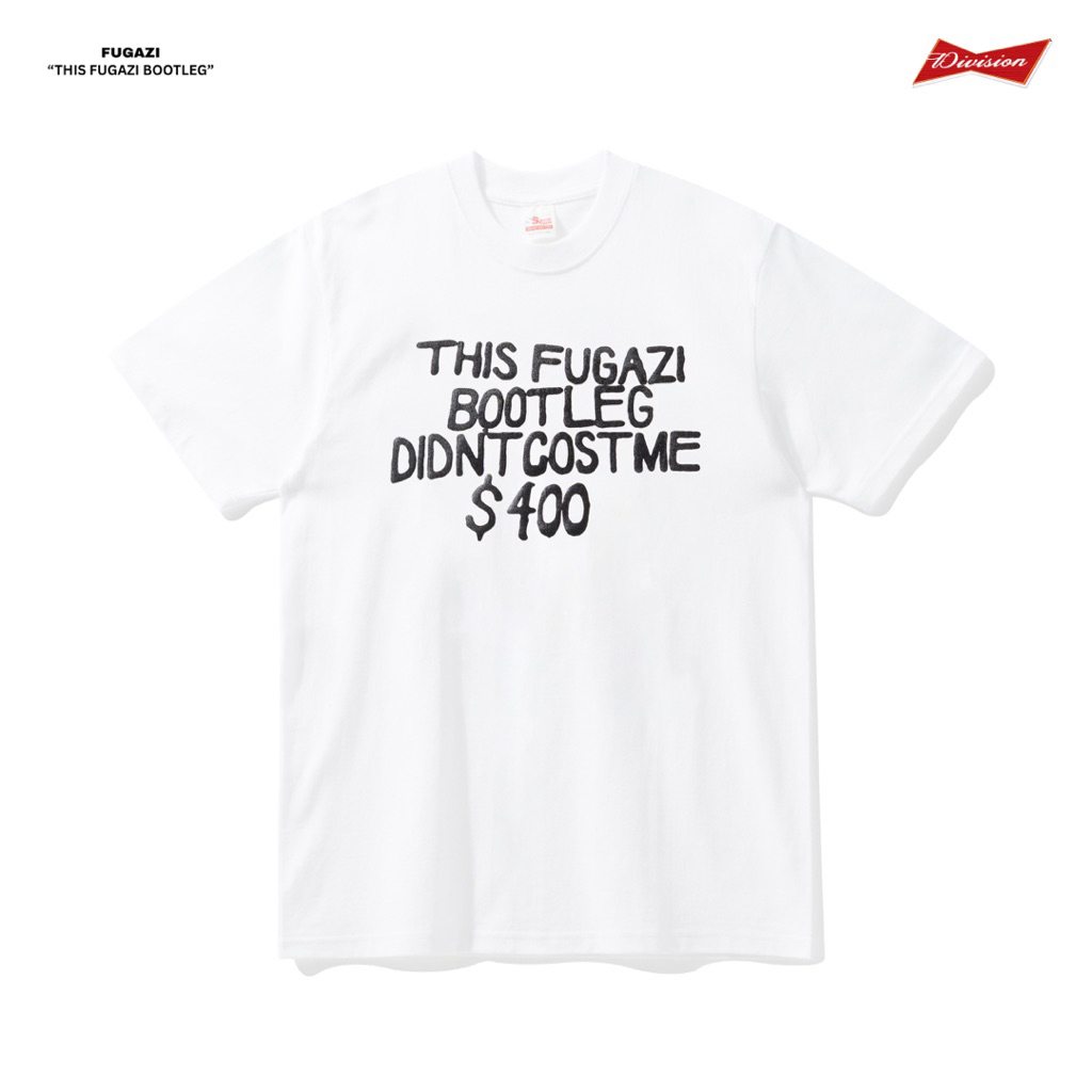 Fugazi - เสื้อยืด Fugazi Bootleg นี้ - สีขาว | เสื้อฮาร์ดคอร์