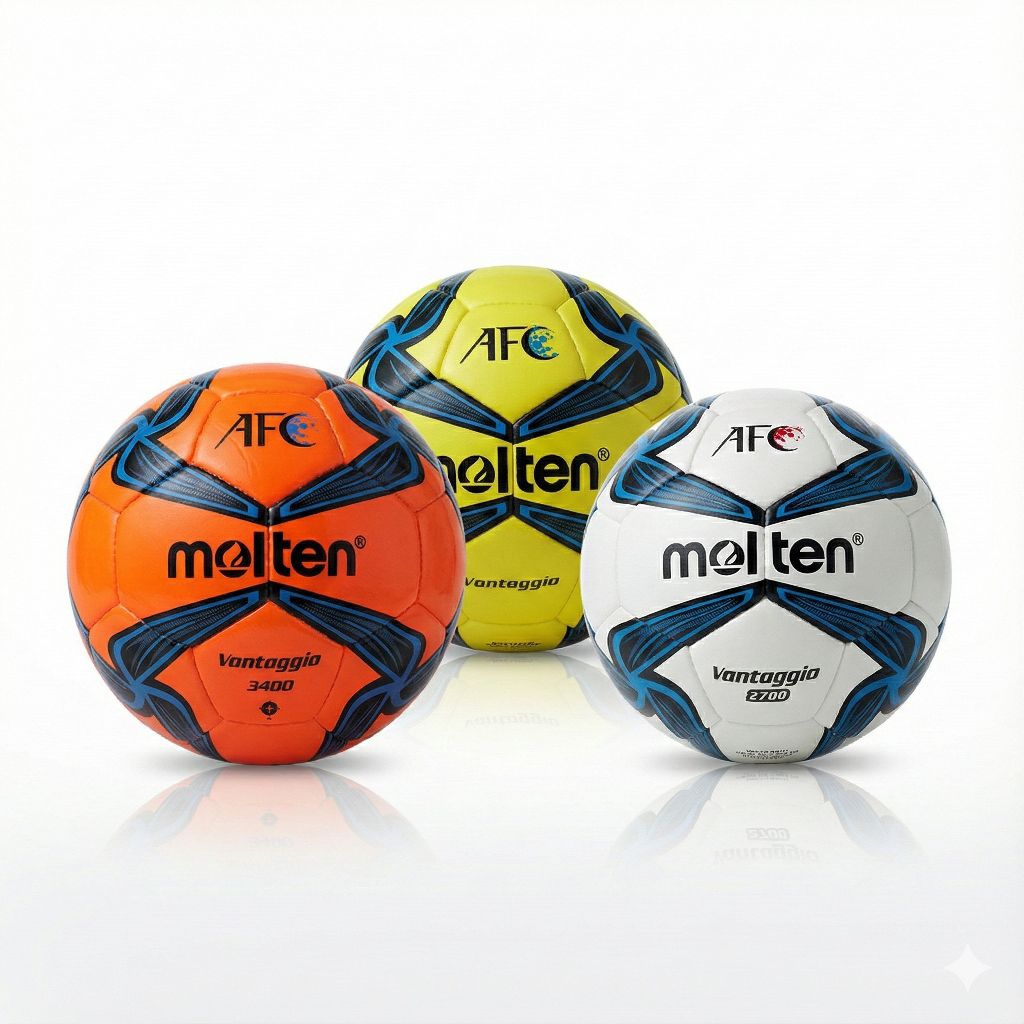 MESIN LOKAL Molten Vantaggio Local Premium Futsal Ball พร้อมจักรเย็บผ้า