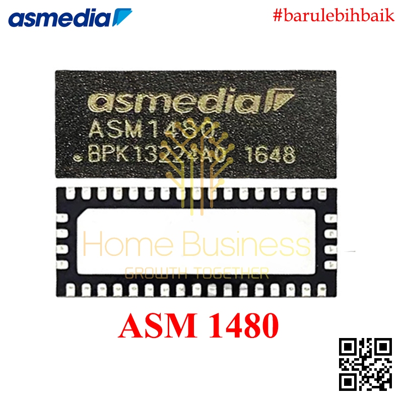 ASMedia ASM1480 ASM 1480 ASM 148O ASM148O QFN-42 QFN42 ชิปเซ็ต IC PCIe 3.0 Multiplexer เดิม