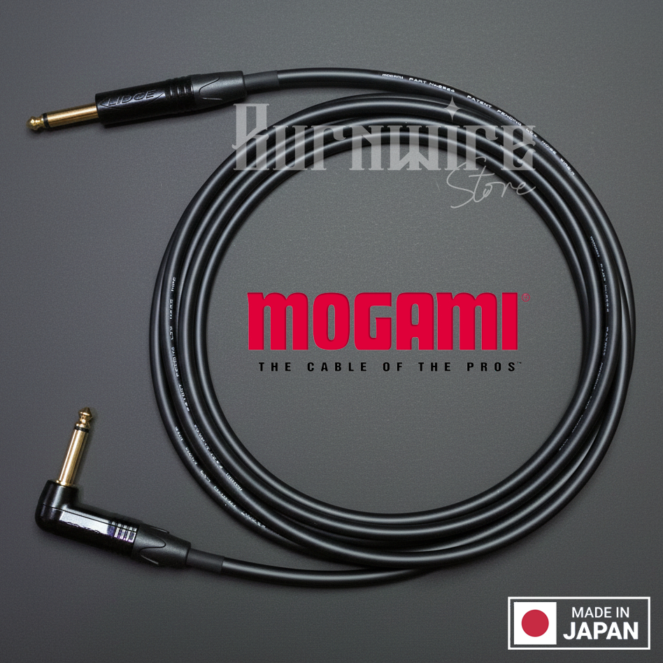 MOGAMI 2524 Instrument Cable Original Made Japan Bass Guitar Jack - Straight to L