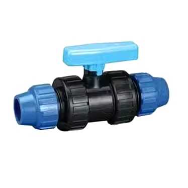 บอลวาล์ว Full Compression HDPE 3/4" Stop Valve HDPE 25mm