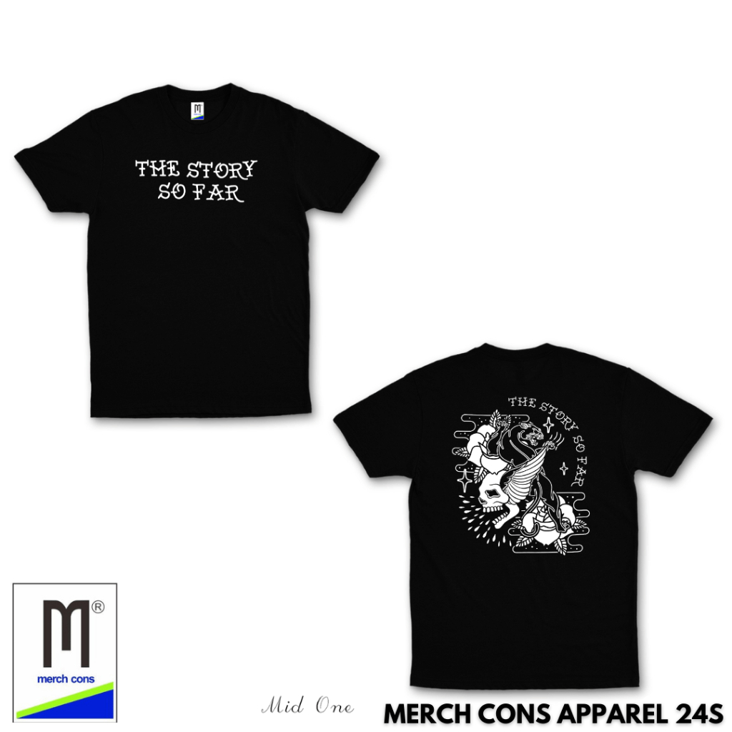 เสื้อยืด THE STORY SO FAR BAND (TSSF) TAG MERCHCONS APPAREL BASIC 24S OUTER SIZE / H17