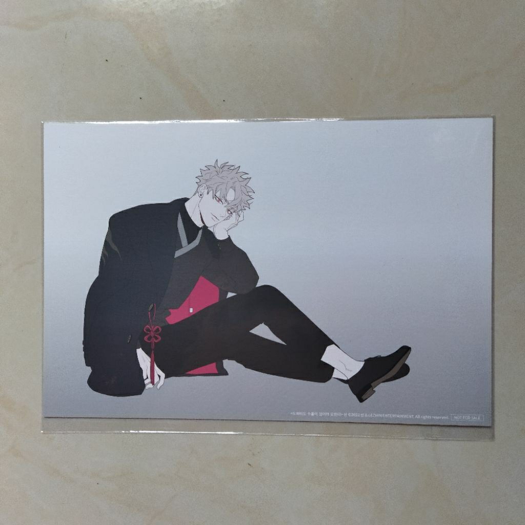 โปสการ์ด Fate No Mistake Lezhin คําอวยพรของฤดูกาล 2022 เสือขาว กระต่ายดํา SG22 Lezhin BWRT FNM อย่าง