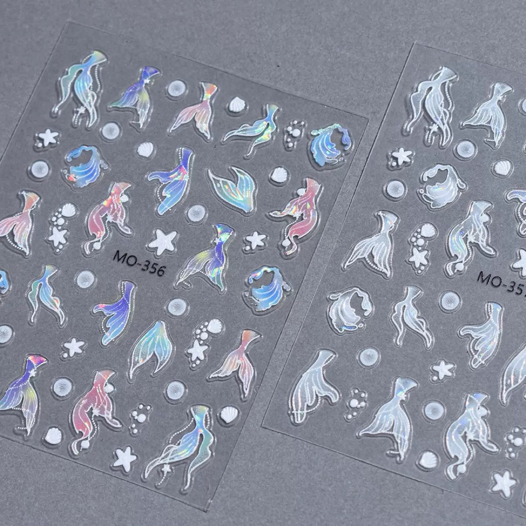 MERMAID TAIL STICKER MERMAID Theme Sea STICKER