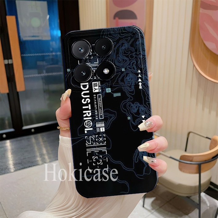Kessing Xiaomi Redmi Poco X6 Pro 5g Note 13 Pro 4G Poco M6 Pro 4G Soft Case Cool Modern Mobile Phone