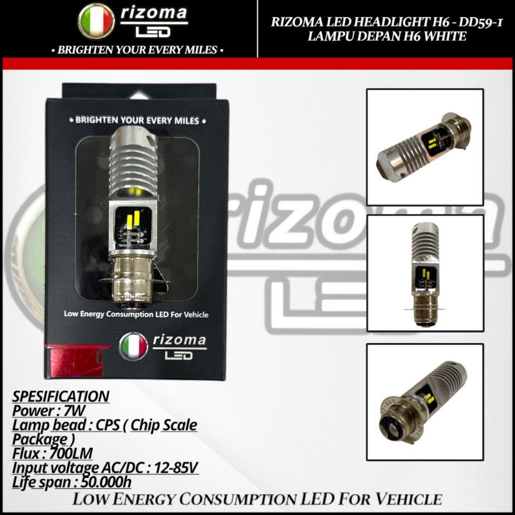 Rizoma H6 DD59-1 P15D ไฟหน้า LED ไฟฟ้า 18 วัตต์ 4 LED 2 ด้านเป็ดอัตโนมัติ Mio Beat Vario 110 ฯลฯ Uni