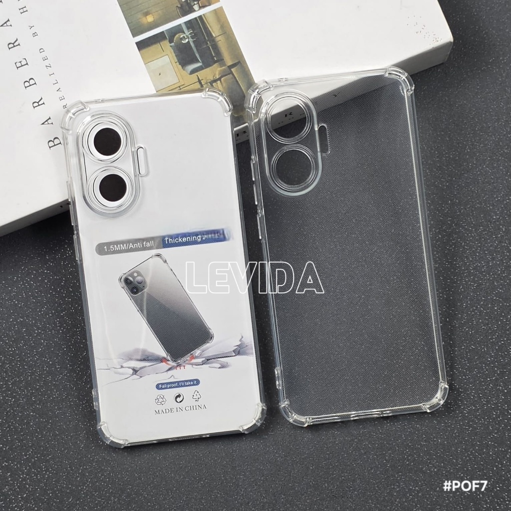 Poco F7 Poco F7 Pro Case ถุงลมนิรภัย เคสใส Poco F7 Poco F7 Pro