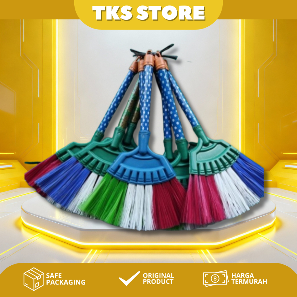 MINI BROOM FOR CARS MADE OF NYLON STRING / MINI NYLON STRING FLOOR / MINI STRING BROOM / 9-FINGER NY