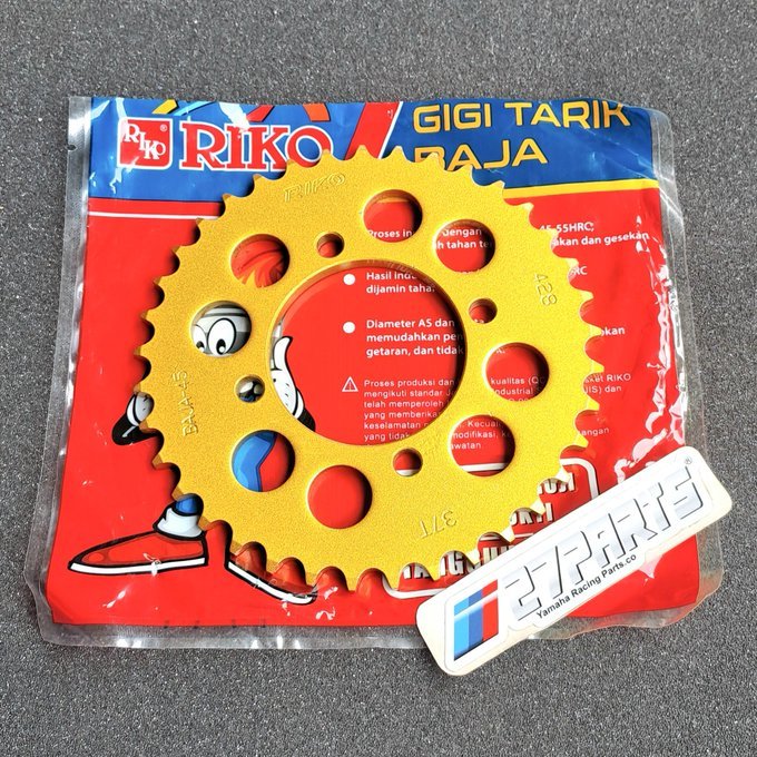 RX KING GOLD REAR GEAR RIKO RX KING REAR GEAR RIKOPARTS GOLD