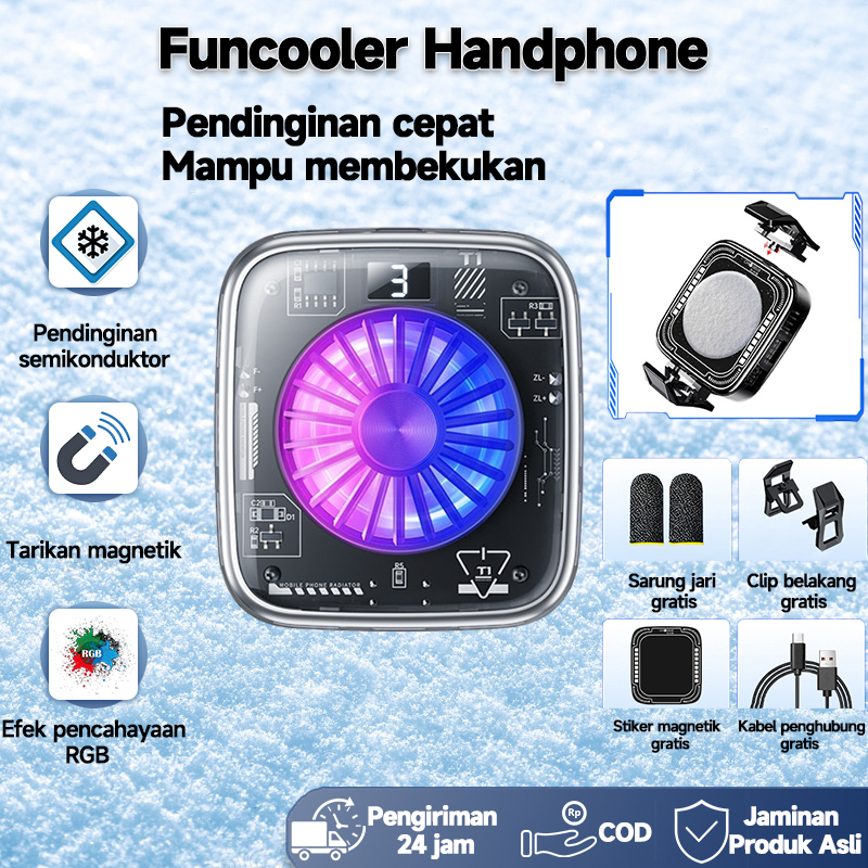 Funcooler T1 Pro Fan หม้อน้ําคูลเลอร์ HP พัดลมระบายความร้อนสําหรับเล่นเกม