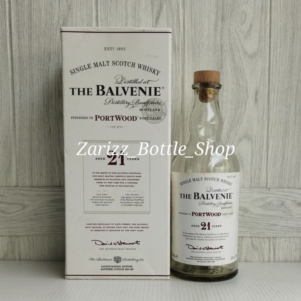 Balvenie 21 Years Old 700ml ขวดเปล่า + กล่อง