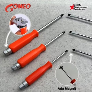 Obeng Tembus Plus Minus GOMEO | Ketok Palu Magnet Kuat Multifungsi