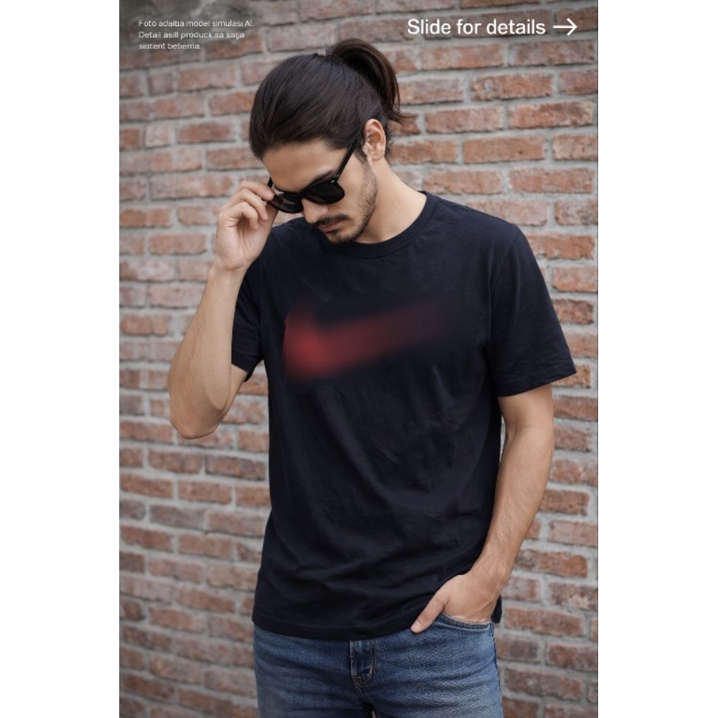 เสื้อยืด N*KE Big sw**sh 0R1 ไซส์ fit M (P70 x L48)