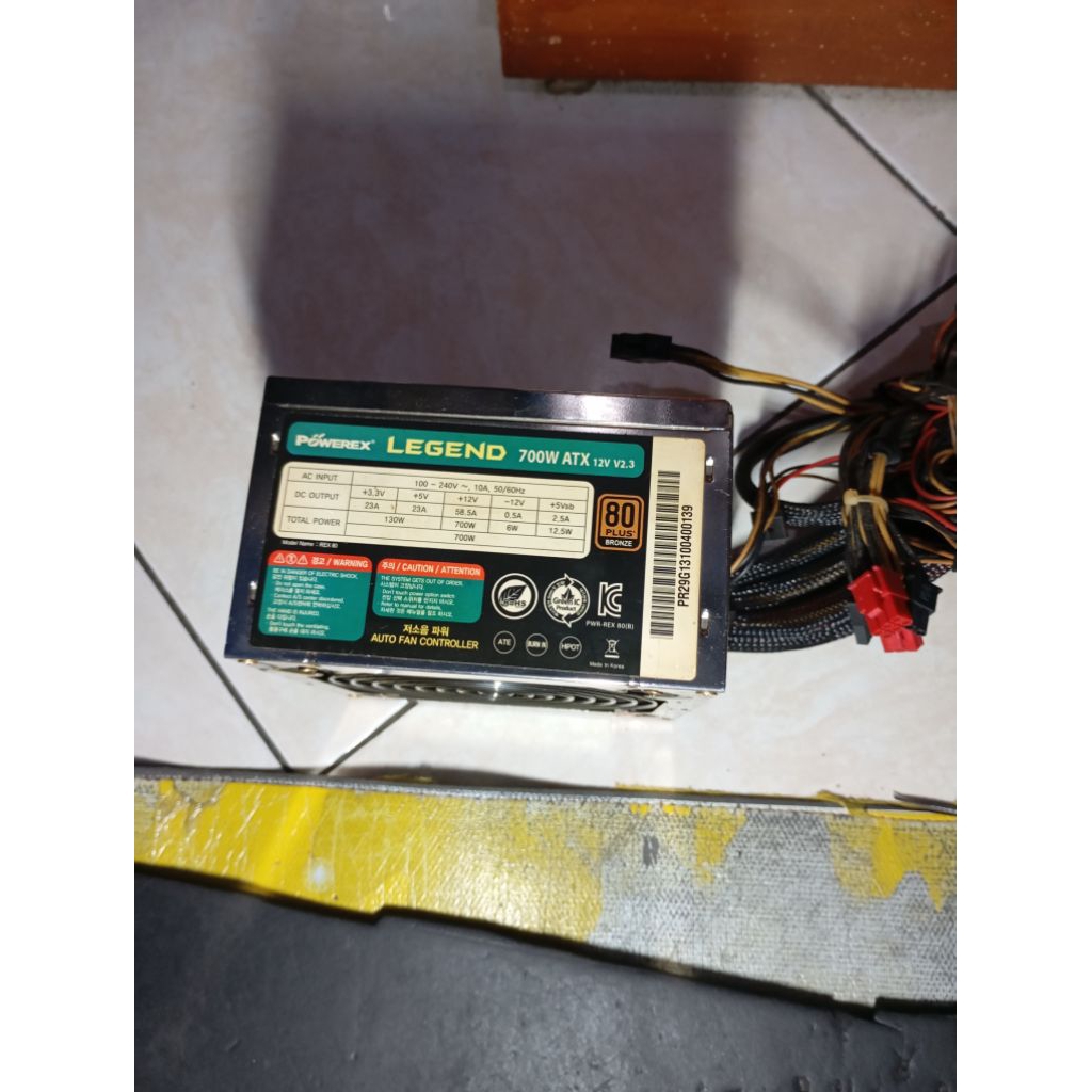 Psu pure psu korea 700w 80+ บรอนซ์ powerex