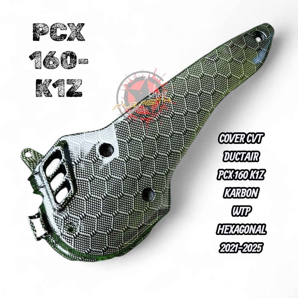 ฝาครอบแอร์ CVT PCX 160_K1Z / 2021-2025 คาร์บอน WTPAGON HEXAGONAL PNP
