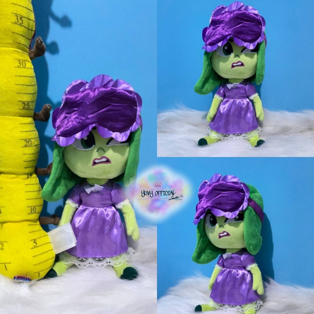 Inside Out 2 DISGUST ชุดนอนตุ๊กตายัดไส้นุ่มของเล่นตุ๊กตาเด็กของขวัญ | Inside Out 2 Disgust Pajama Ve