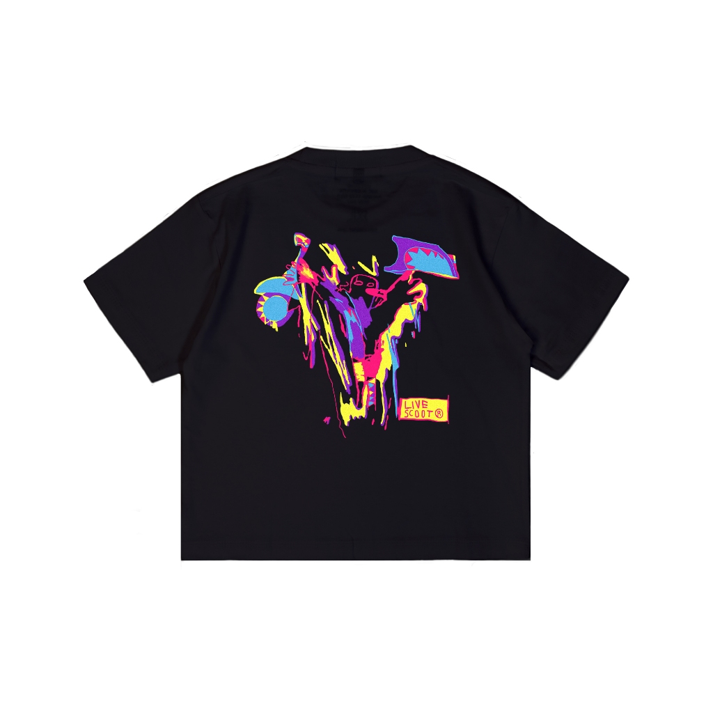 Livescoot Kids Short Sleeve Boxy I Kids T-Shirt - Whosh