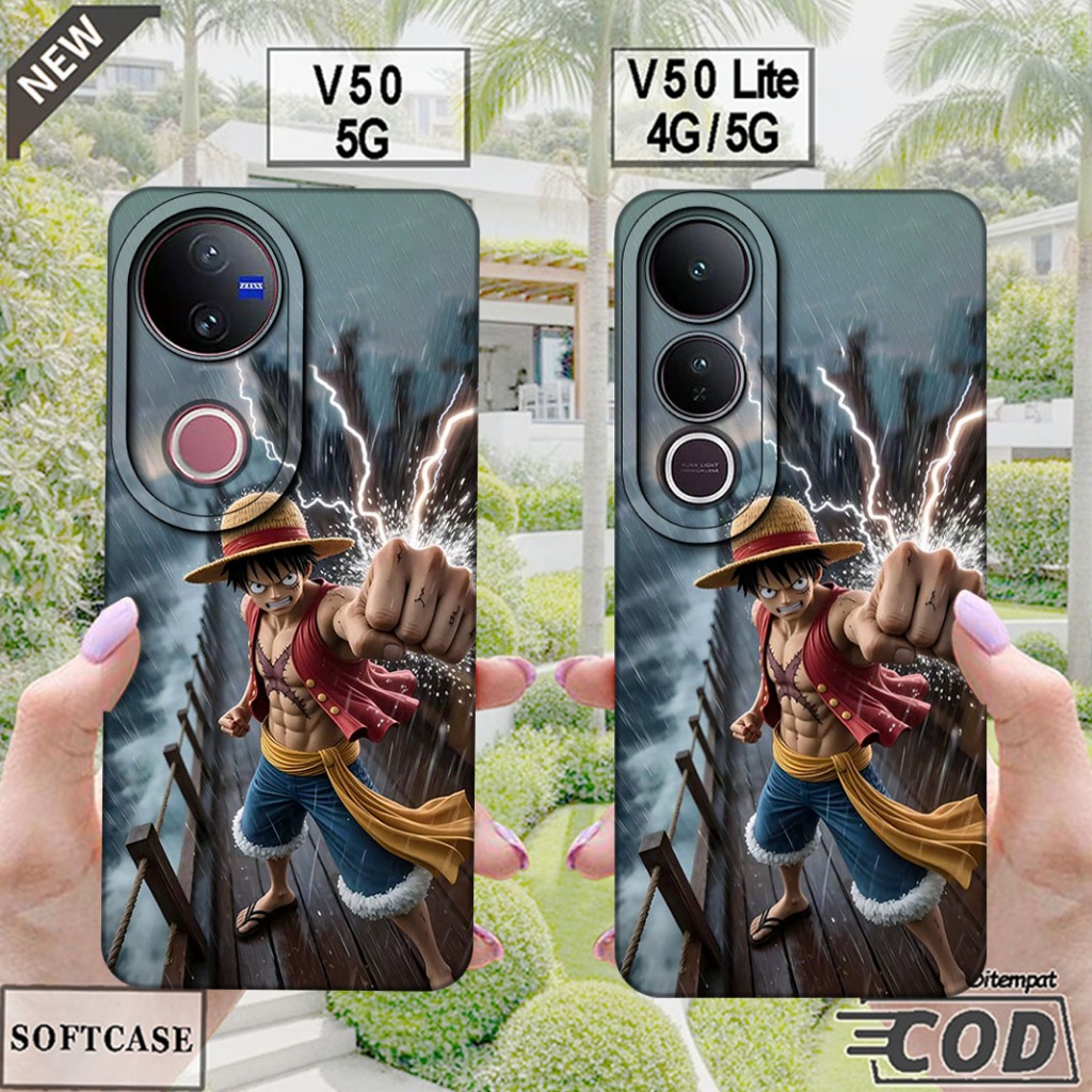 เคส VIVO V50 5G 2025 - เคส VIVO V50 LITE 4G / 5G 2025 _ เคสซิลิโคนสีดํายืดหยุ่น