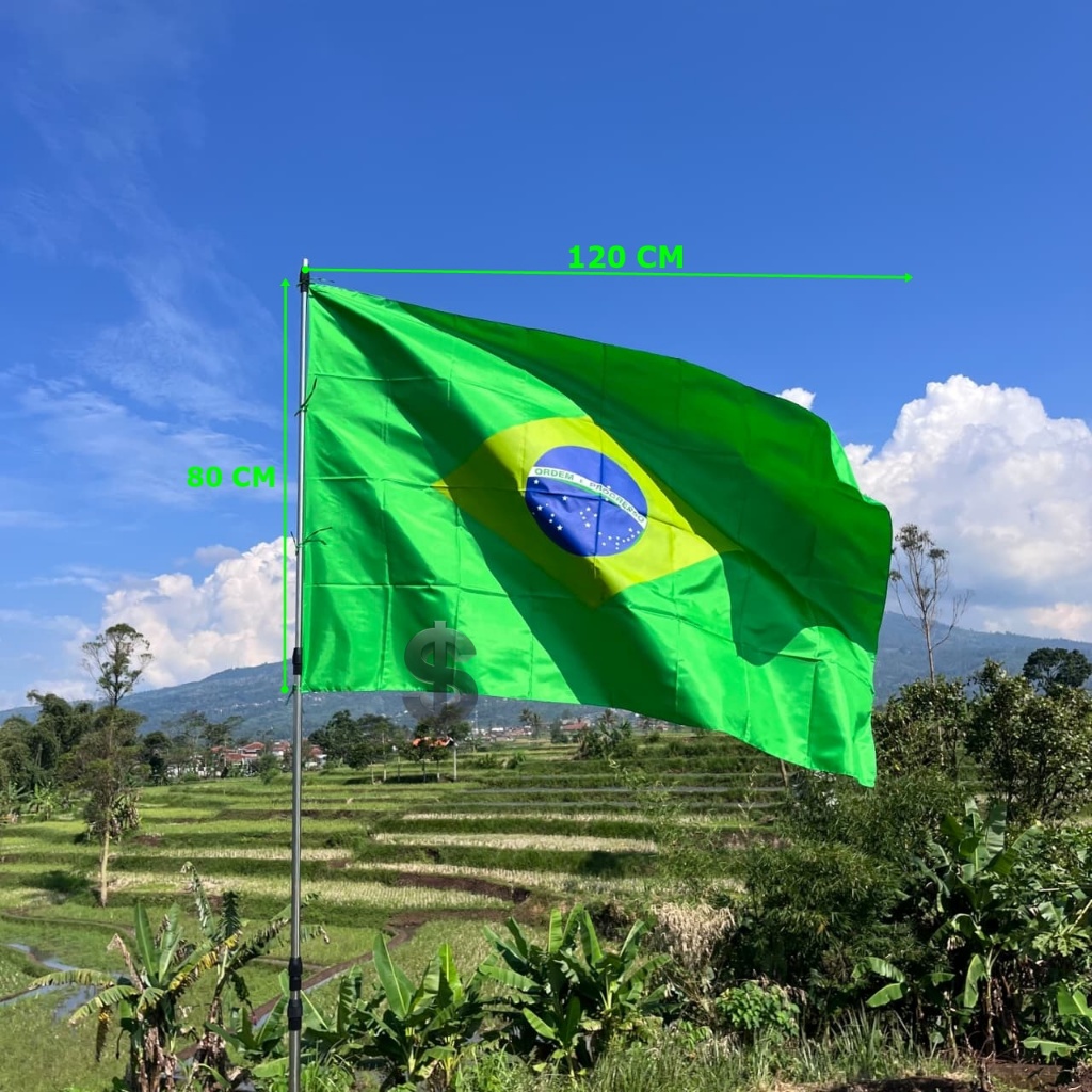 BRAZIL FLAG 120 CM x 80 CM
