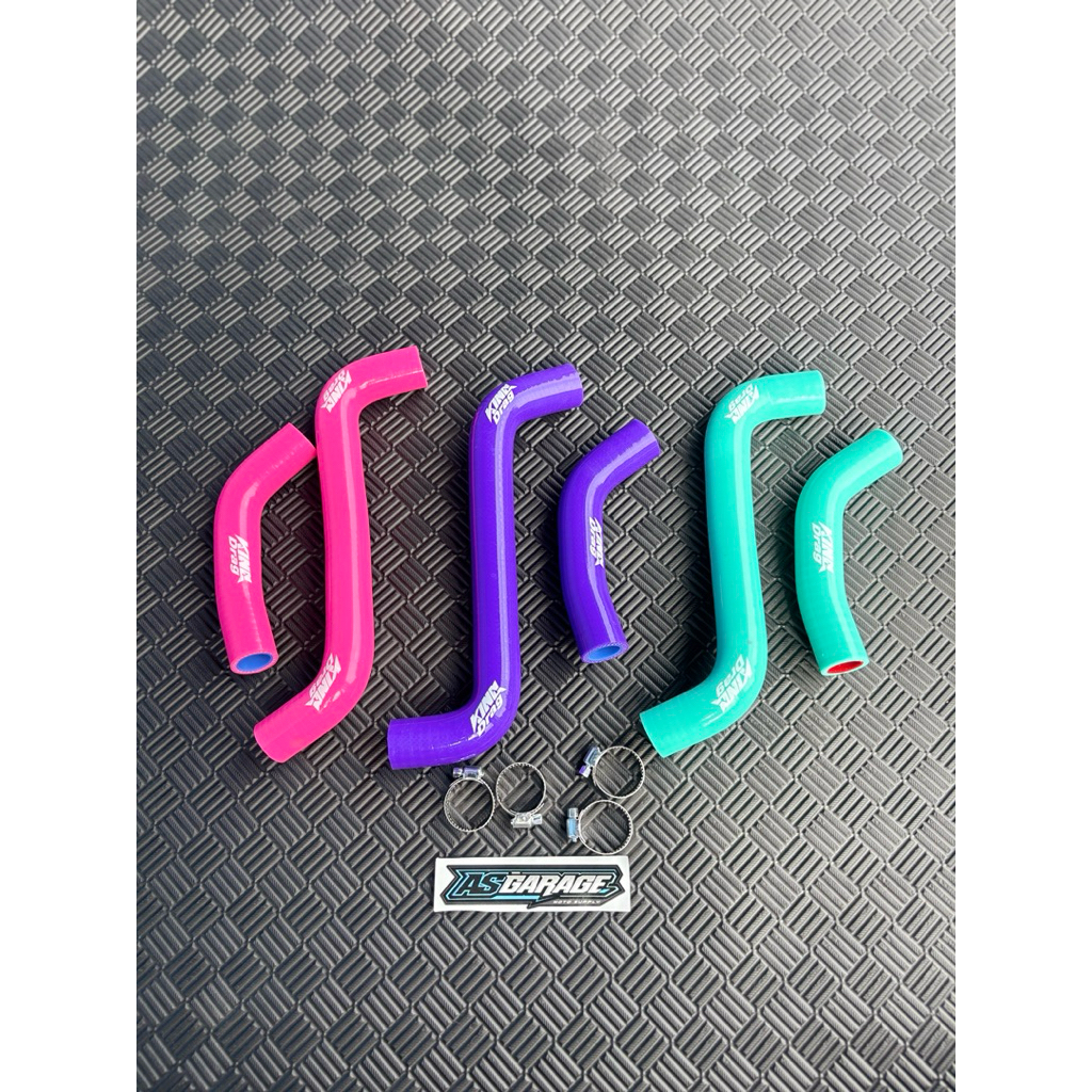 UNGU NINJA 150 R RR RADIATOR HOSE สีชมพูสีม่วง TOSCA KAWASAKI KR150 KR 150 RADIATOR ท่อราคาสําหรับ 1