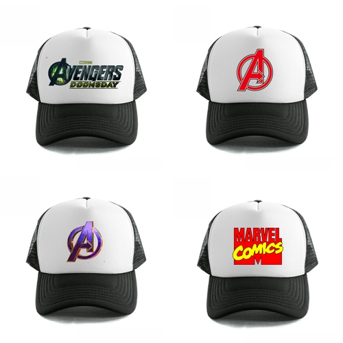MARVEL TRUCKER HAT - MARVEL AVENGERS DOOMSDAY TRUCKER HAT - UNISEX NET HAT