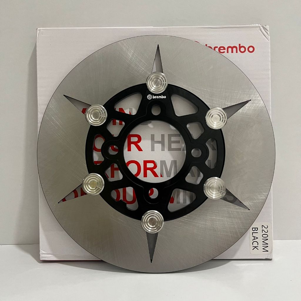 DISC Brembo รุ่น 8.1 Racing Parts 6164-N221 ROTOR HQ-36 Universal 220mm และ 260mm BUTA CNC ปุ่มลอยสแตนเลส Spib Bracket Mio Smile Soul J Xeon Nouvo F1ZR MX เก่า New J J J J J J J J J J J J J J Jupiter Z Old FI Beat Scoopy Genio Vario 110 125 150 160 4 หลุม - รูปที่ 3