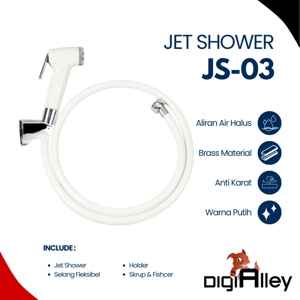 SEAL Jet Shower Toilet Shower Jet Washer Bidet Cebok Closet WC JS03