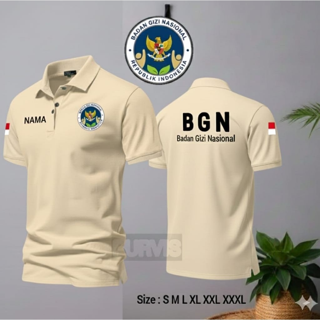 National Nutrition Body T-Shirt SPPG เสื้อคอปก ฟรีชื่อ - SPPG COLLAR POLO - BGN 03 POLO