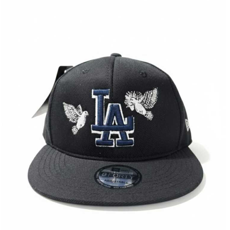 Los Angeles Dodgers Dove Black Hat Distro Unisex Snapback Caps ล่าสุด 2026