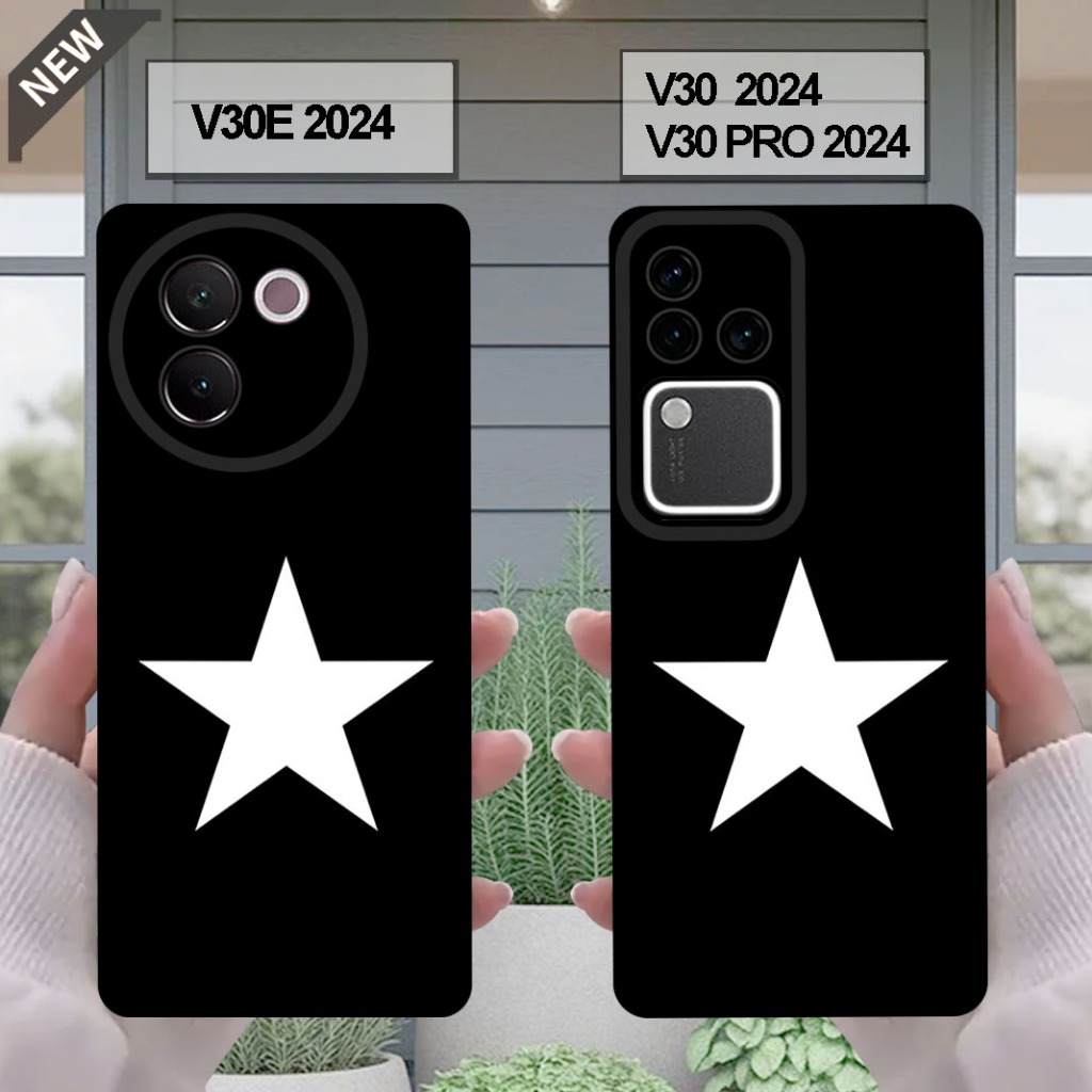 เคส VIVO V30 _เคส VIVO V30E _เคส VIVO V30 PRO _เคสซิลิโคนสีดําหนายืดหยุ่น