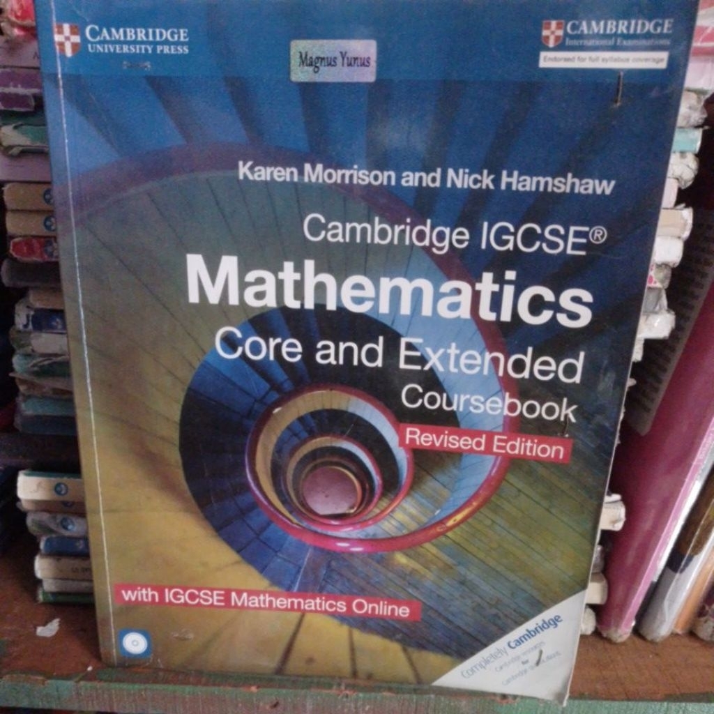 CAMBRIDGE IGCSE MATHEMATICS CORE และ EXTENDED COURSEBOOK REVISED EDITION พร้อม IGCSE MATHEMATICS ONL