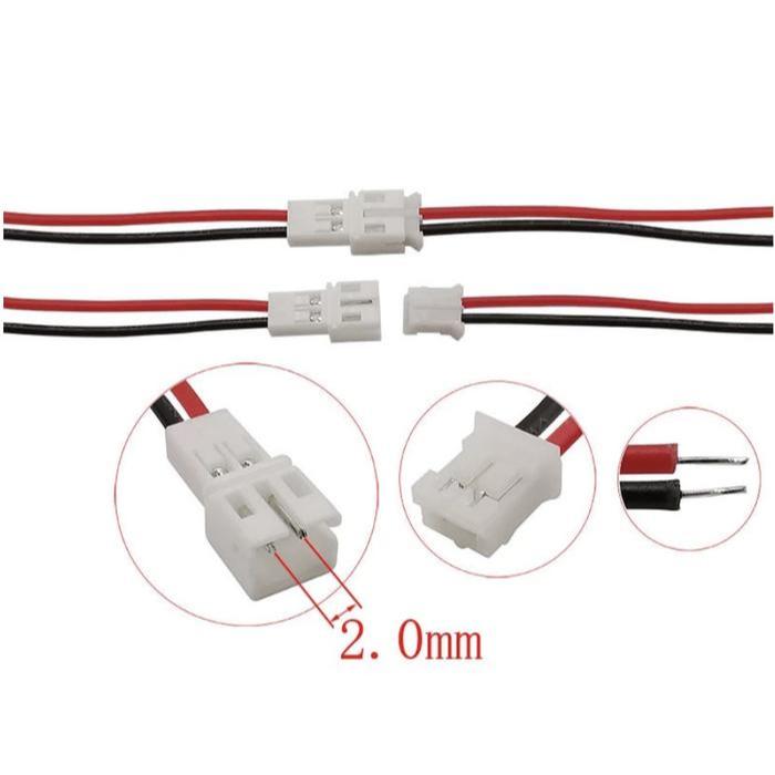 ซ็อกเก็ต JST PH2.0 2p ชายหญิง PH 2.0 2mm 2 pin ซ็อกเก็ตสายปลั๊กแจ็ค