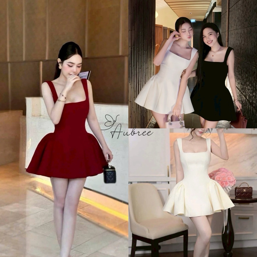 [ AUBRE ] Kirey Vietnam Dress / Mini Dress / ชุดสตรี