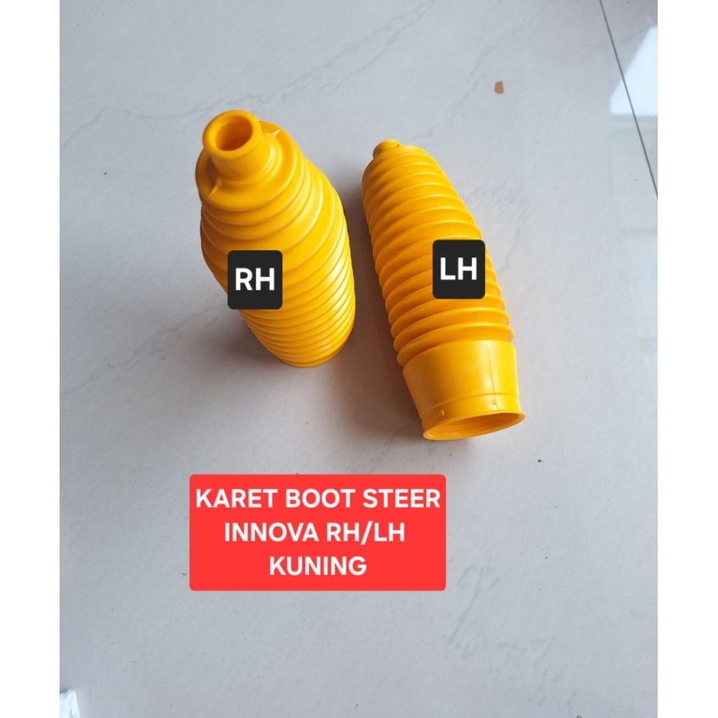INNOVA RH/LH CAR STEER BOOT RUBBER สีเหลือง (45535-0K010,,45536-0K010)
