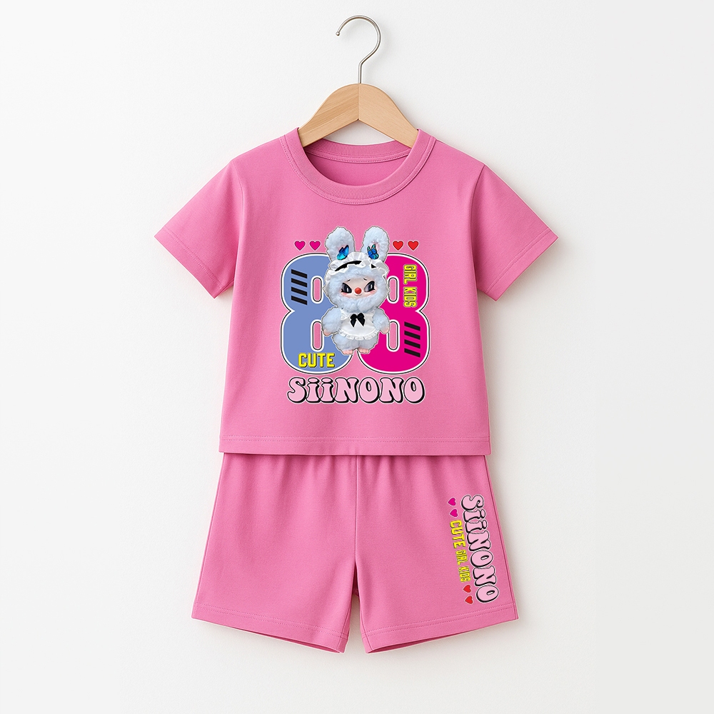 Siinono ชุดสูทแขนสั้นสําหรับเด็กผู้หญิง Jumbo G-2201