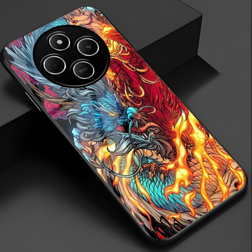 HP Glossy Glass Softcase สําหรับ REDMI 14C โทรศัพท์ - เคสโทรศัพท์ REDMI - เคส REDMI 14C (GM094)