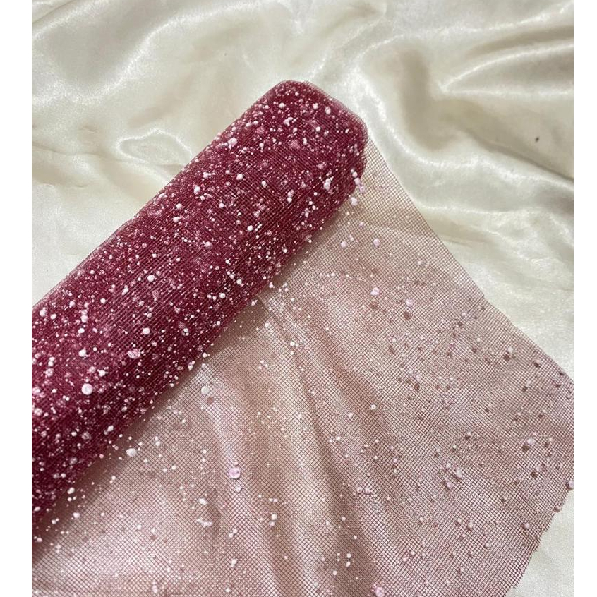 Tulle Snow Tulle Glitter Tulle Sugar Candy 0.5M