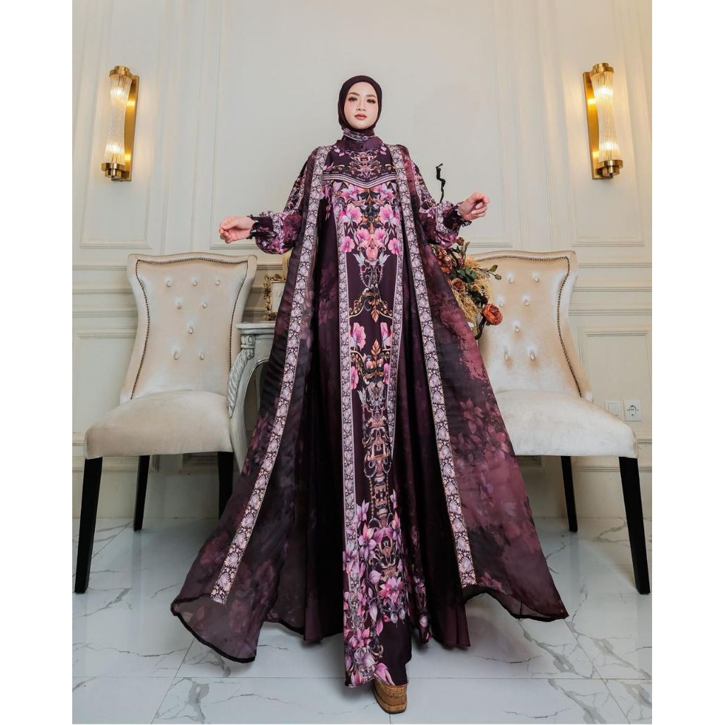 ชุด Syari Gamis Azima ล่าสุด และ Larisa Series By Allawiyah Syari / Modern Syari Gamis / Luxury Syar
